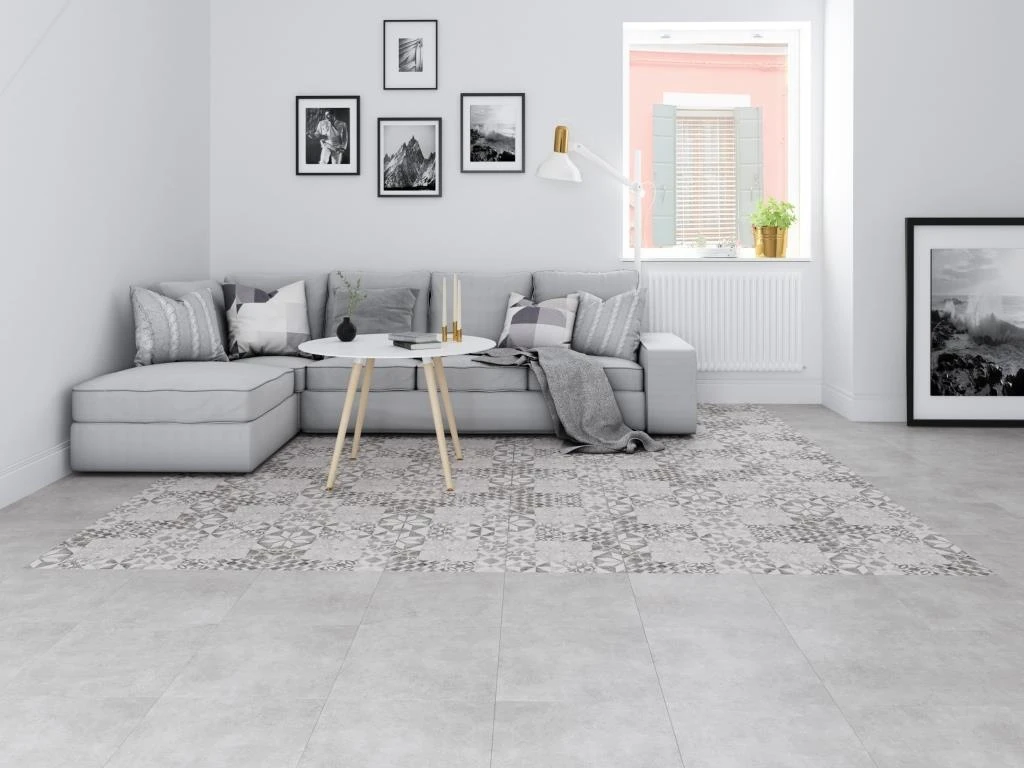 Raven серый 42x42, глаз. керамогранит 16169 (RE4R092) (9шт/1,58кв.м)