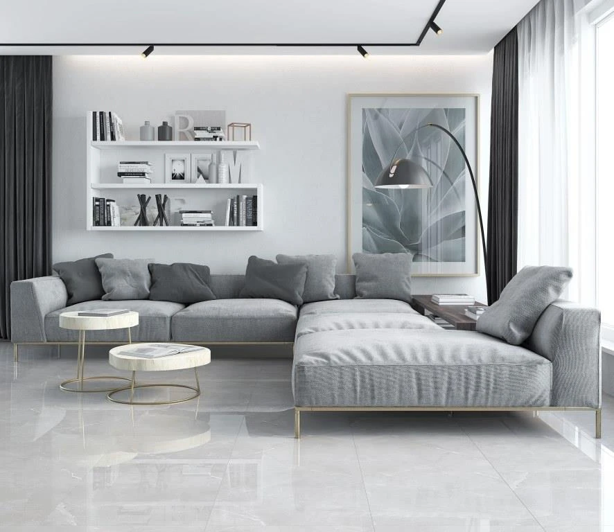 Vitrum Grigio Керамогранит серый 60x120 полированный 48002 (2шт/1,44кв.м)
