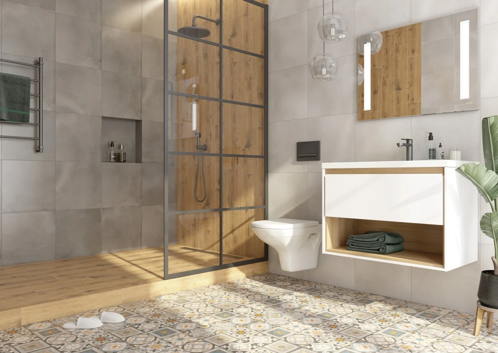 Loft, многоцветный, 42x42, глаз. керамогранит 16123 (C-LO4R452D-69) (9шт/1,58кв.м)
