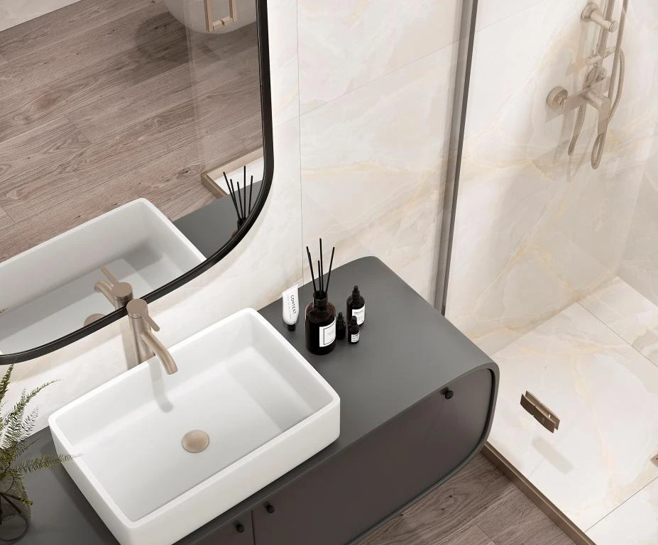 Stubay Onyx Crema Керамогранит 60х120 Полированный 56724 (2шт/1,44кв.м)