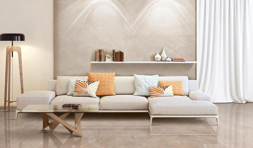 Vitrum Taupe Керамогранит бежевый 60x120 полированный 48036 (2шт/1,44кв.м)