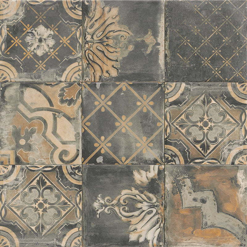 Canaletto Nero 20x20 (PT03077)