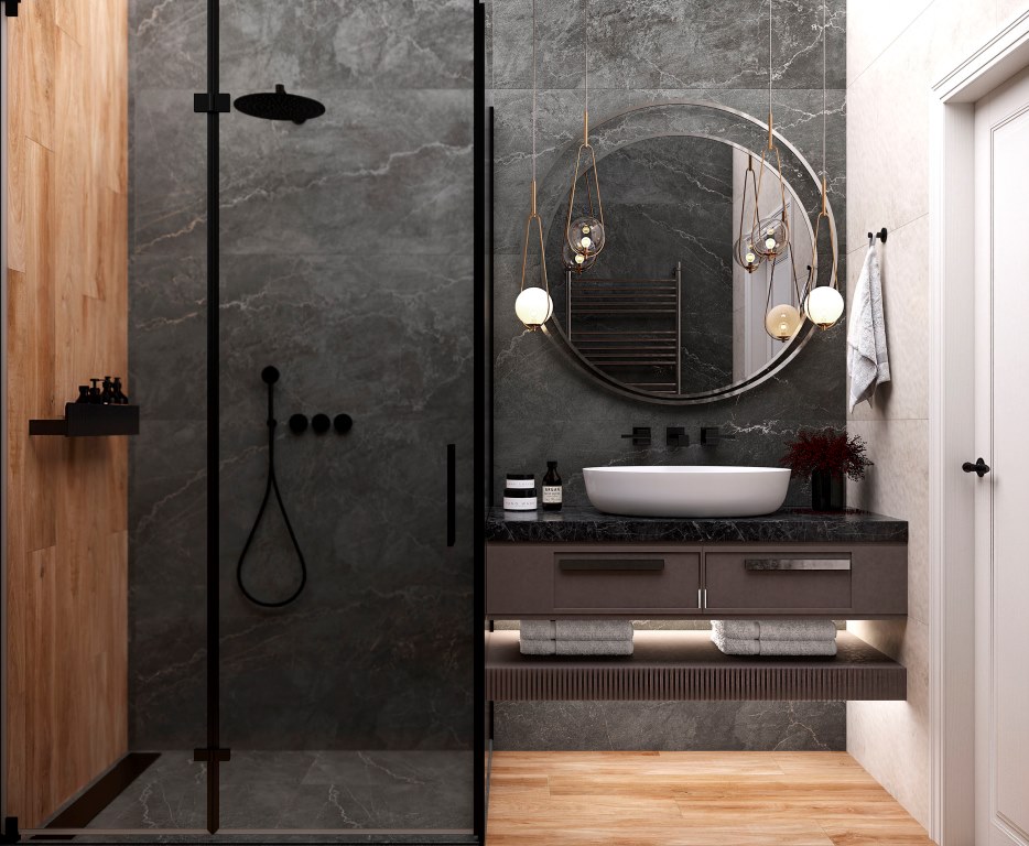 Leda Black 60x120 Карвинг 57928 (2шт/1,44кв.м)