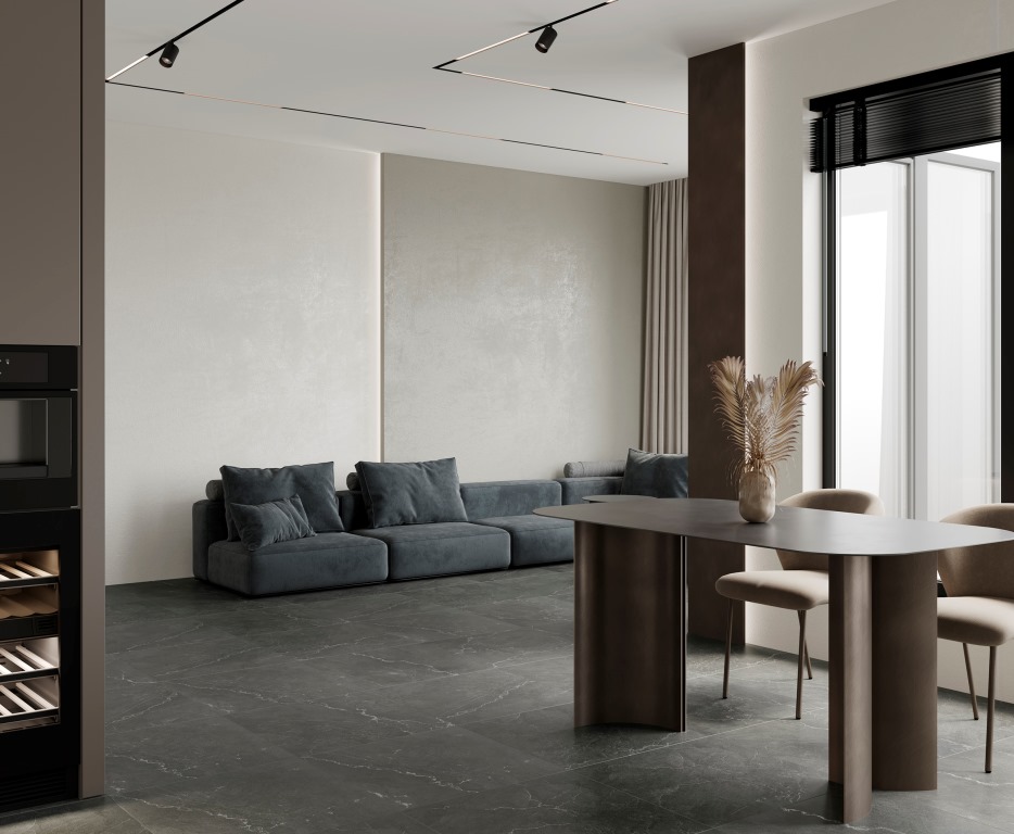 Leda Black 60x120 Карвинг 57928 (2шт/1,44кв.м)
