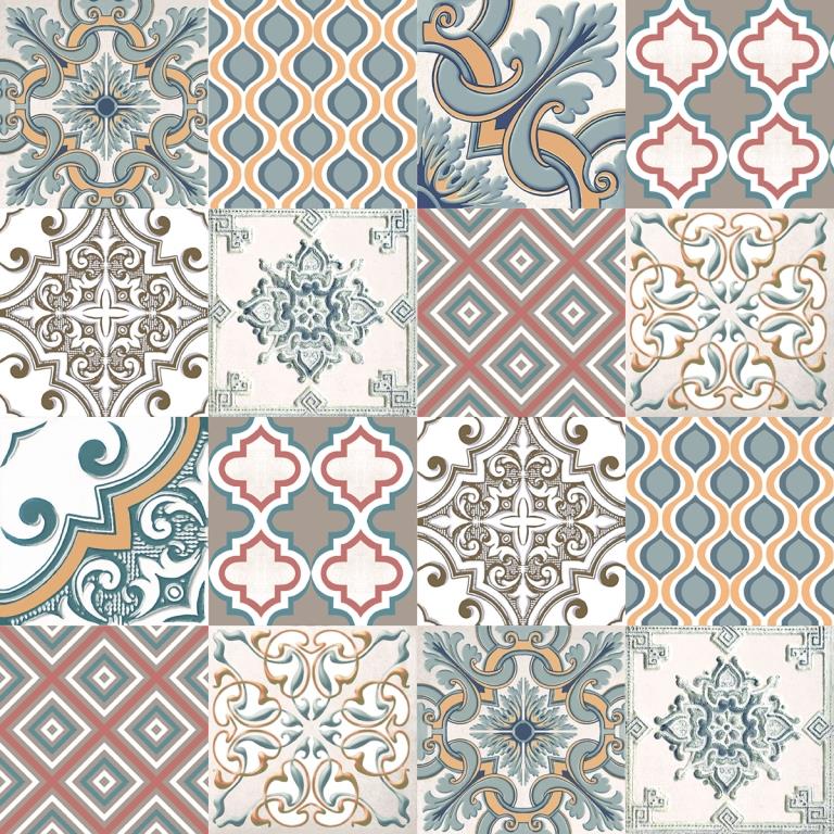 ECLIPSE Ornament Floor Плитка д/пола 42*42 (1,23 кв.м. / 7 шт.)