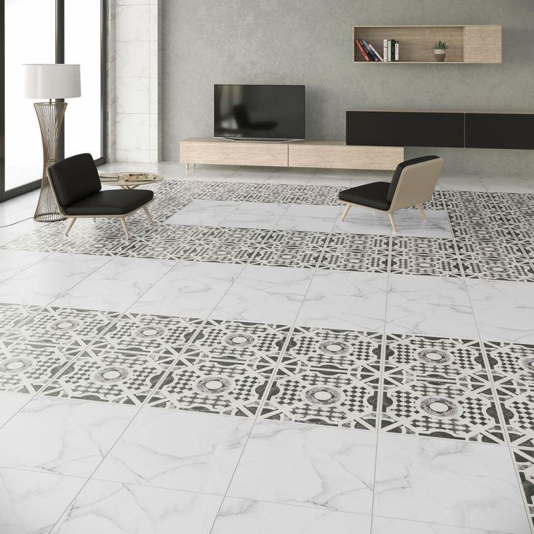 Casa Blanca white PG 01 керамогранит 60*60 (1,44 кв.м. / 4 шт.)