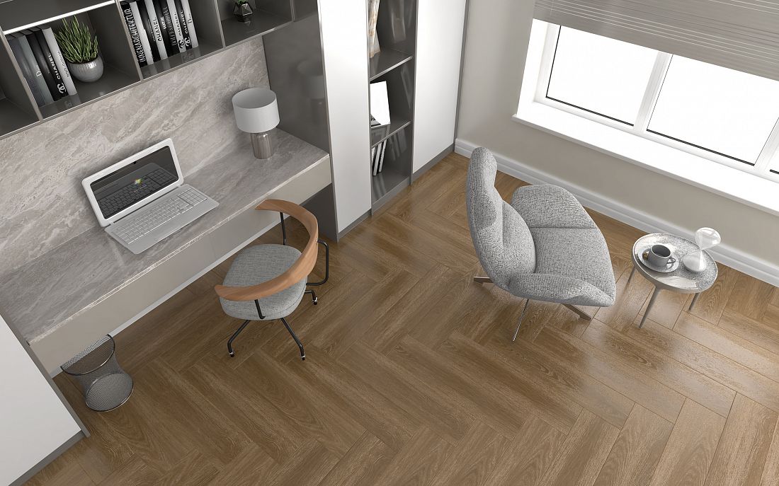 Madera Керамогранит коричневый SG705900R 20х80 (9шт/1,44кв.м)